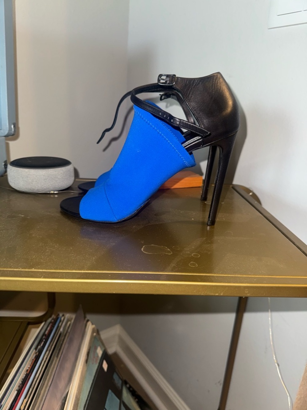 Balenciaga Blue/Black Heels – Size 9